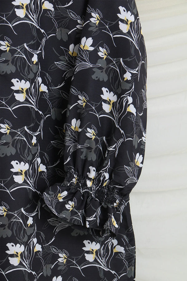 PRINTED SLUB SHIRT
