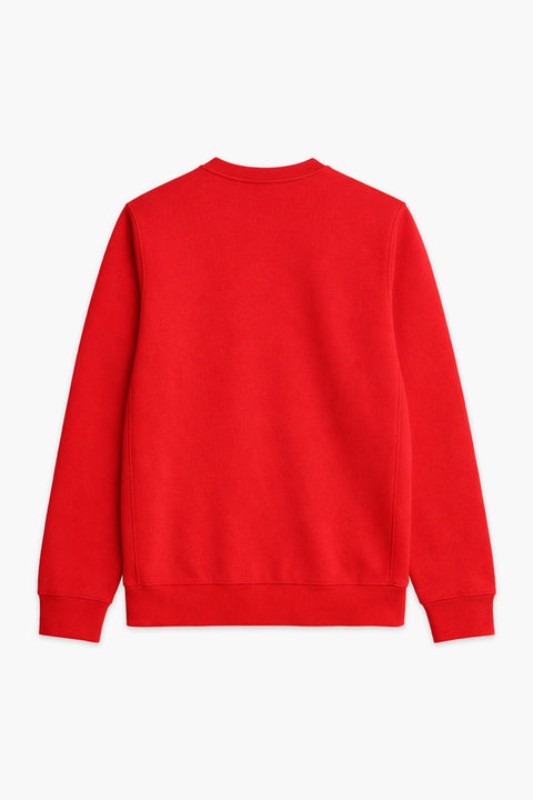Men Branded Graphic Sweatshirt - Red