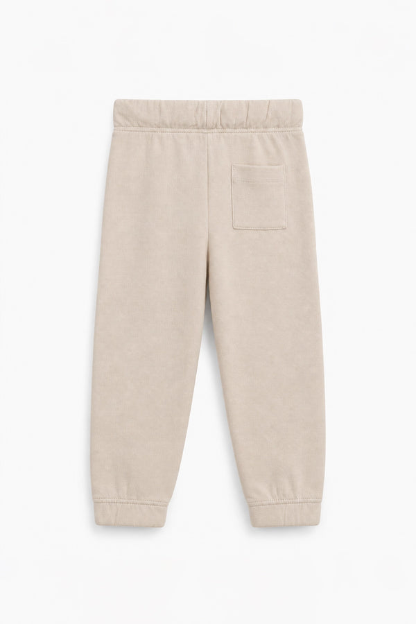 Boys Branded Trouser  - Cream