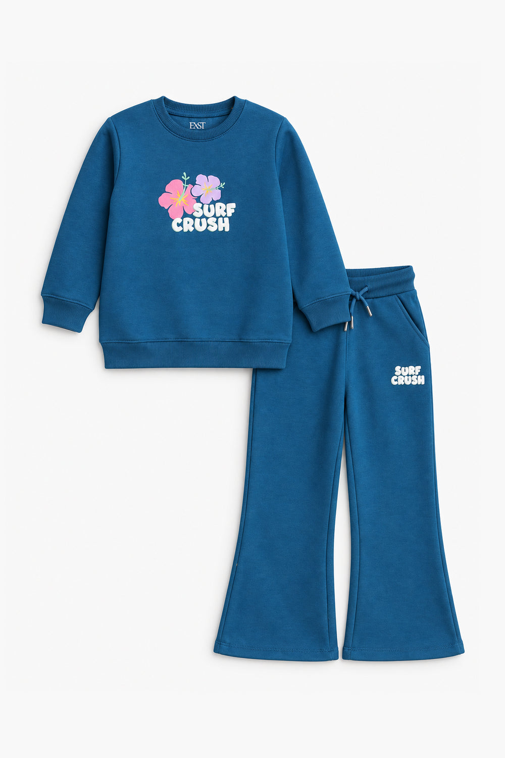 PRINTED FLEECE 2 PC SUIT