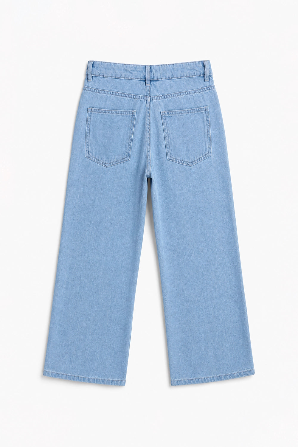 Boy Branded loose fit Denim Pant - L/BLUE