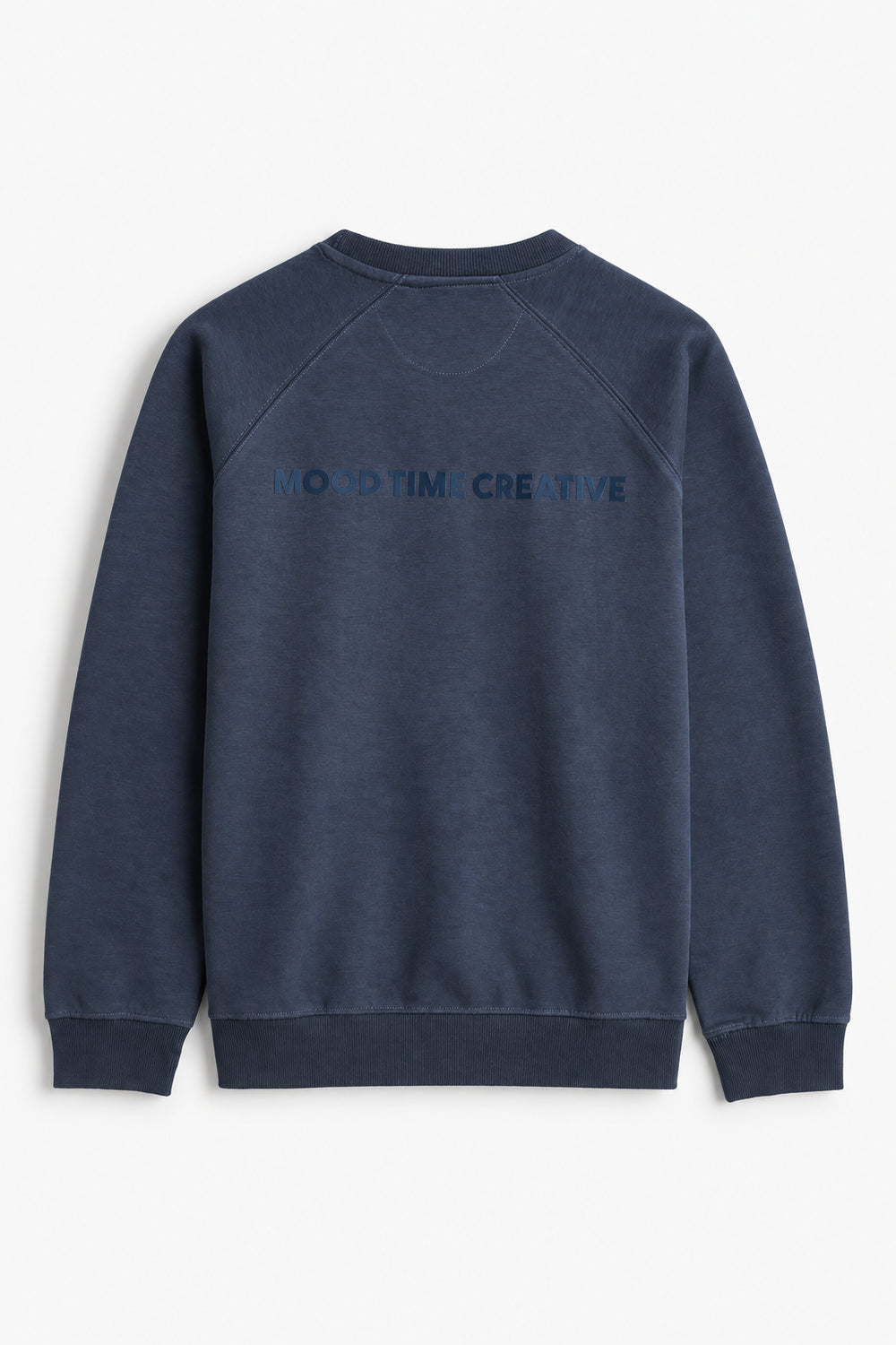 Men Branded Graphic Sweatshirt - Navy Blue