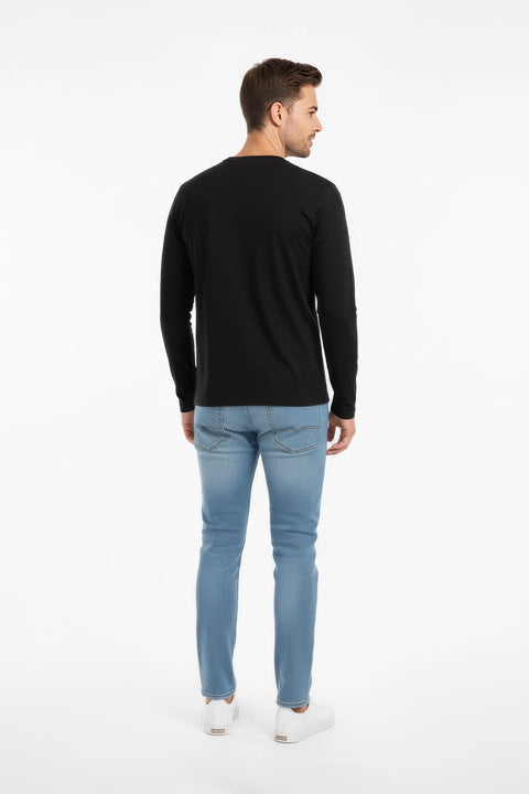 Men's Branded T-Shirt F/S - Black