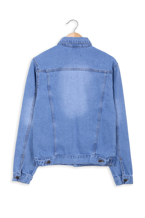 Men Denim Jacket M404-2023 - L/Blue