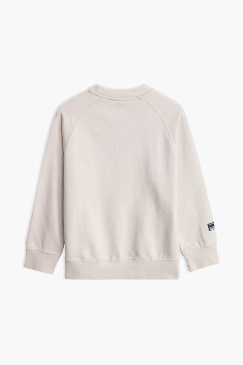 Boys Branded Graphic Sweatshirt - Cream