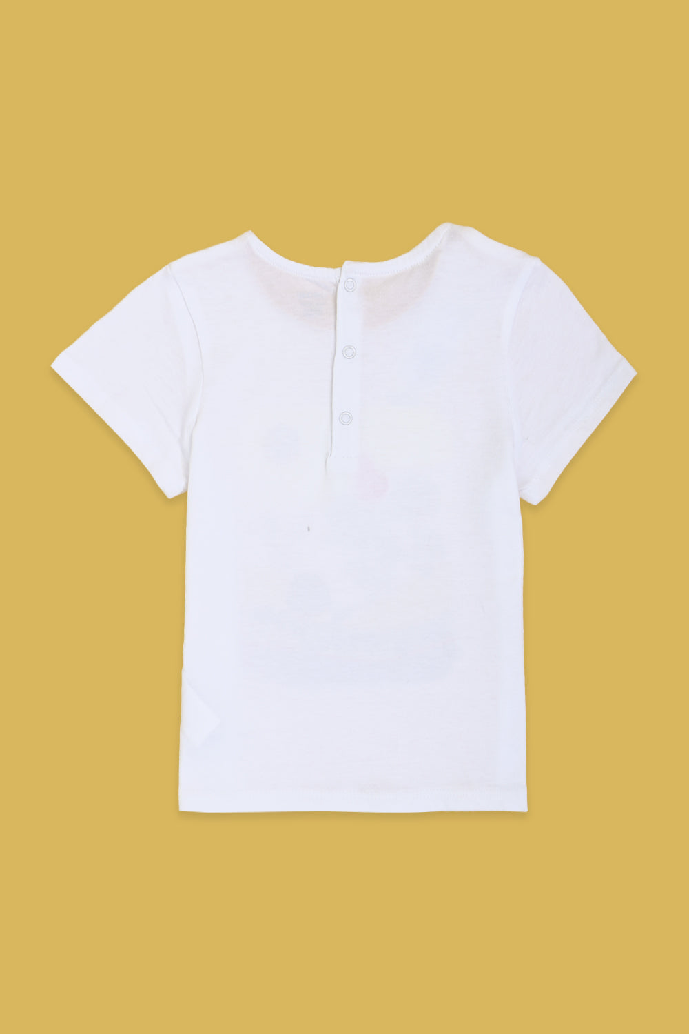 Girls Branded Graphic T-Shirt - White