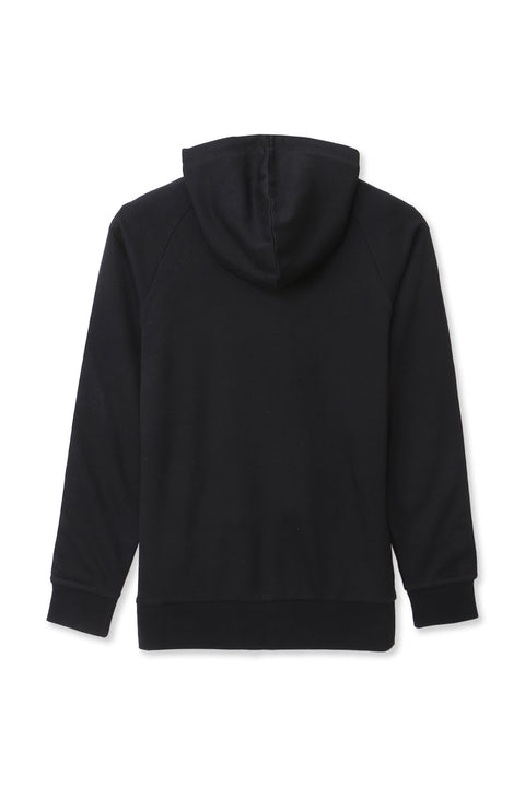 Women Branded  Hoodie Zipper - Black