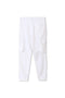 Men branded Cargo Trouser - White