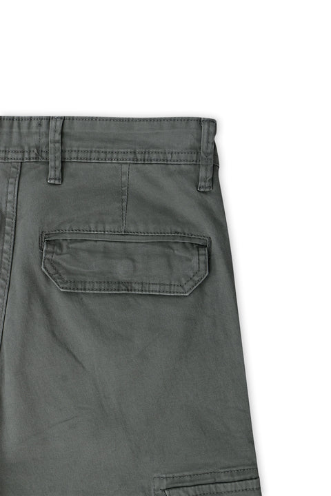 Men branded Cargo Trouser - Olive