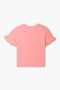 Girls Branded Graphic T-Shirt - Peach