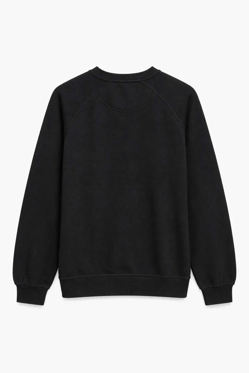 Men Branded Fleece Sweatshirt - Black