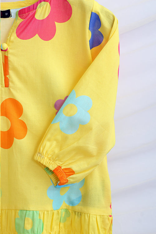 PRINTED LAWN FROCK