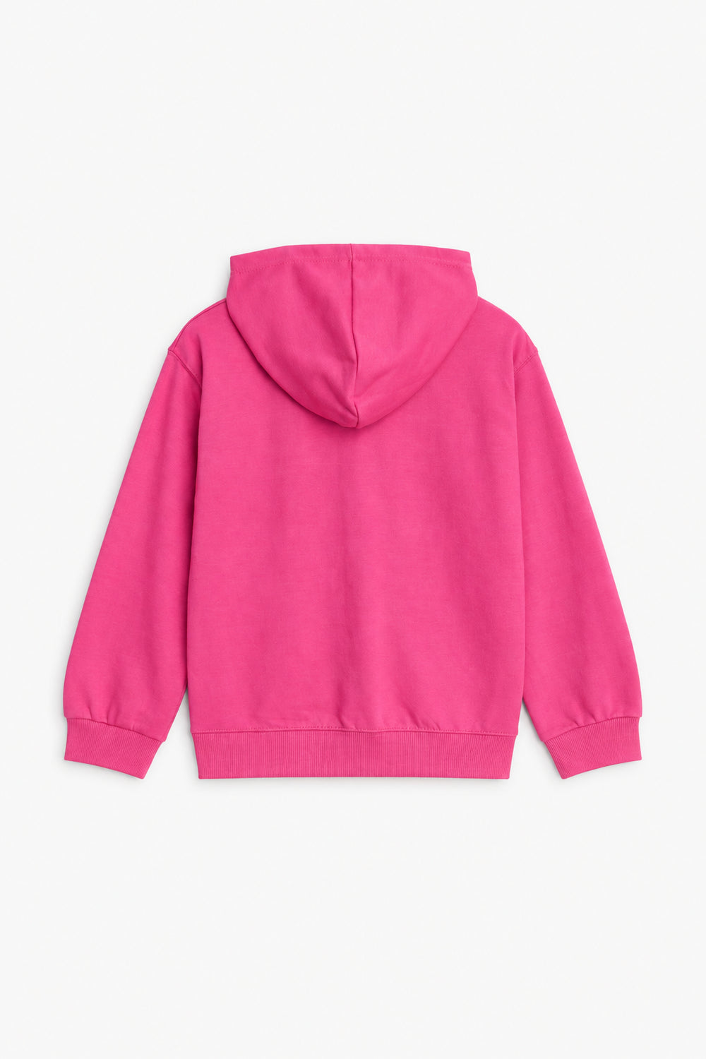 Girls Branded Hoodie Zipper - Hot Pink
