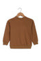 Boys Graphic V-Notch Sweatshirt BS-32- Brown