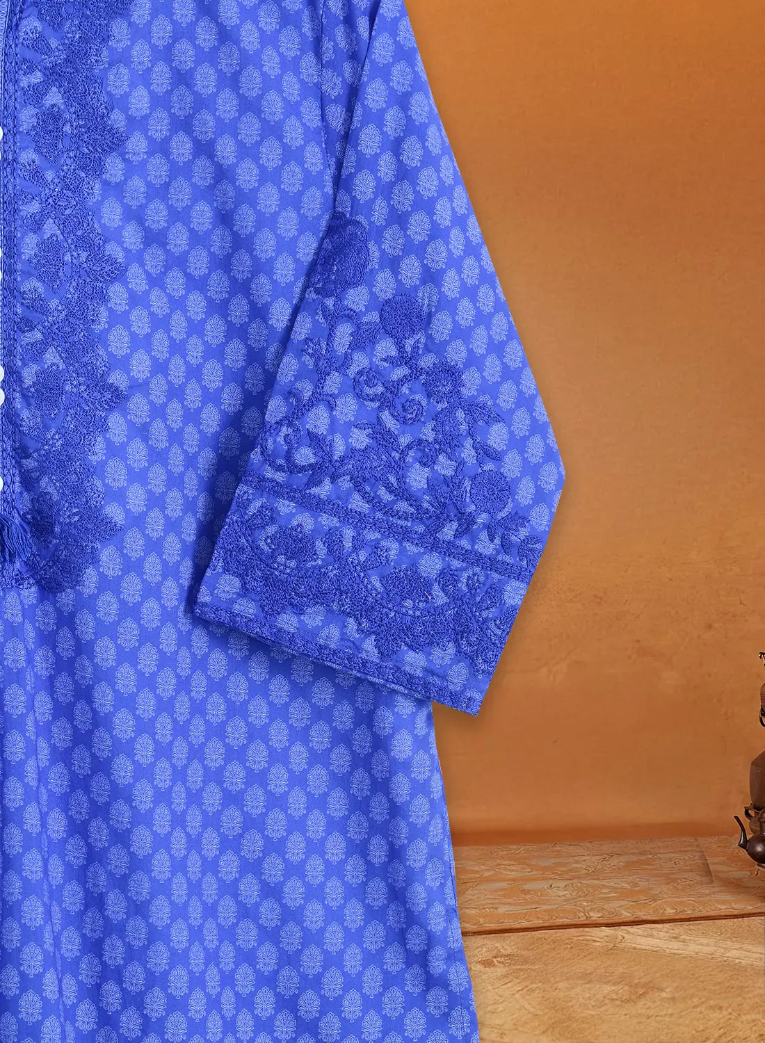 2 PIECE EMB LAWN SUIT
