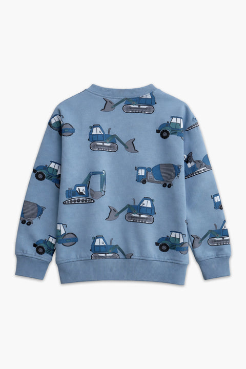 Boys Branded Graphic Sweatshirt - Blue