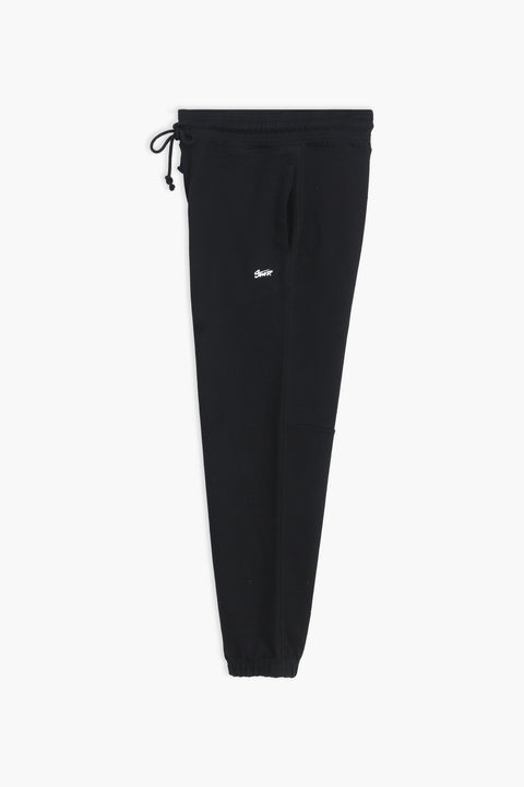 Men Branded Terry Trouser - Black