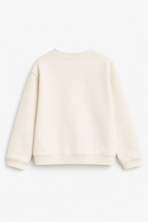 Boys Branded Graphic Sweatshirt - White