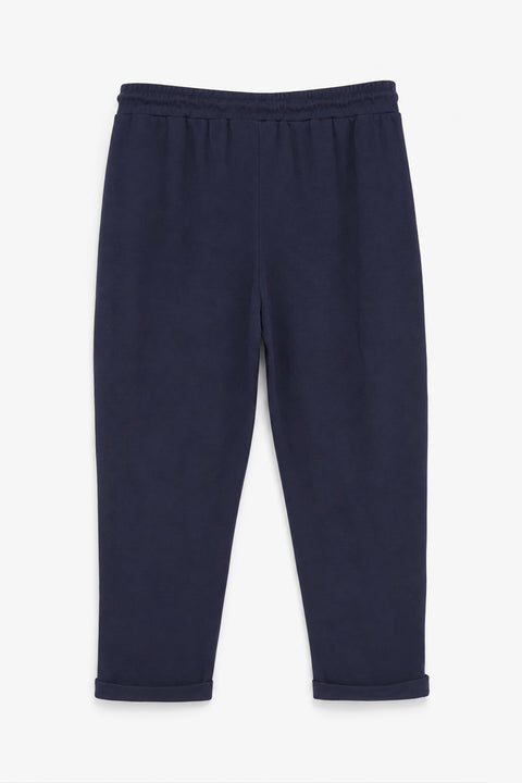 Women Branded Trouser - D/Blue