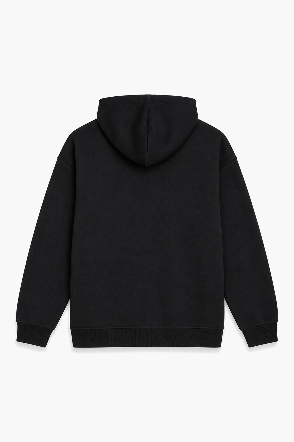 Women Branded Fleece Zipper Hoodie - Black