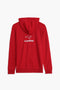 Women Kangroos Hoodie Zipper - Red