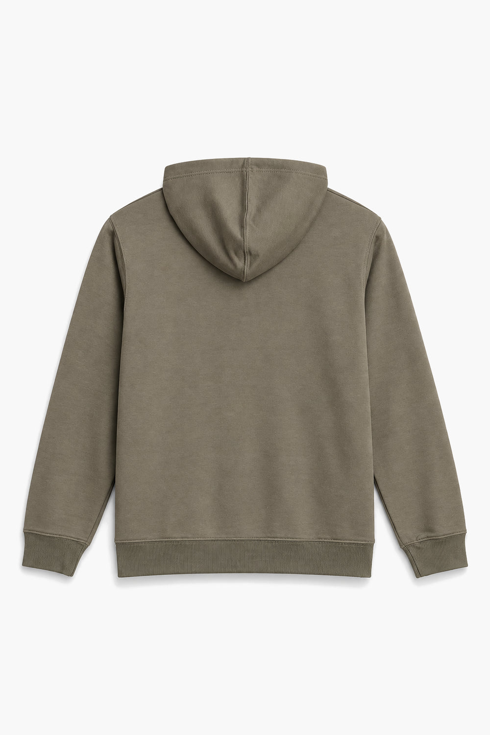 Women Branded Terry Pullover Hoodie - Green