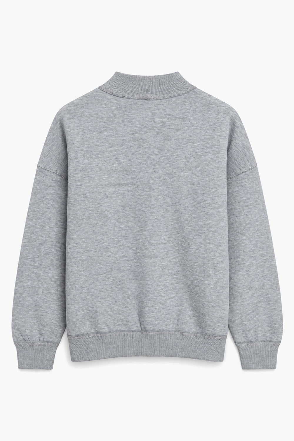 Men Branded Fleece High Neck - Grey