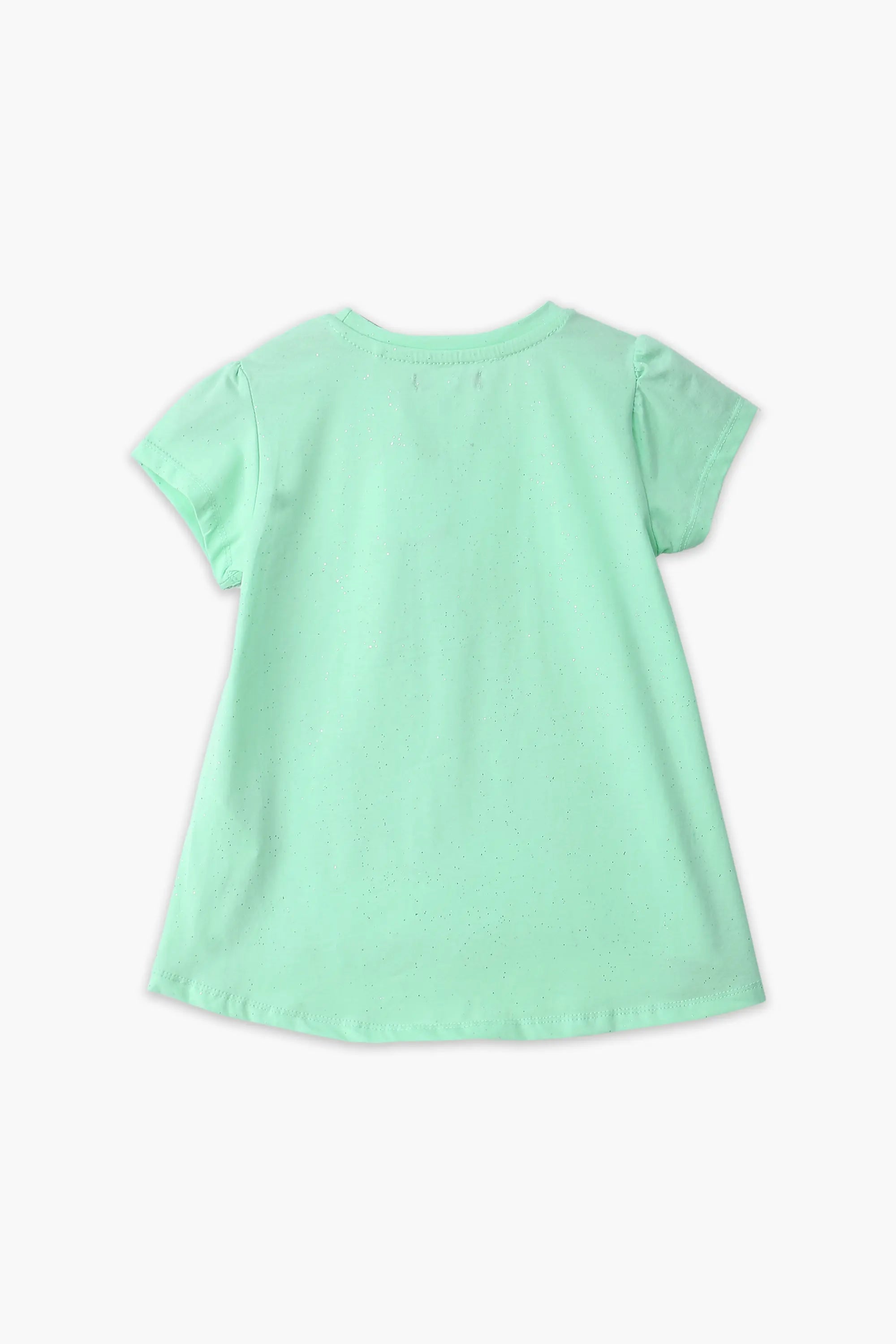 Girls Branded Graphic T-Shirt - Green