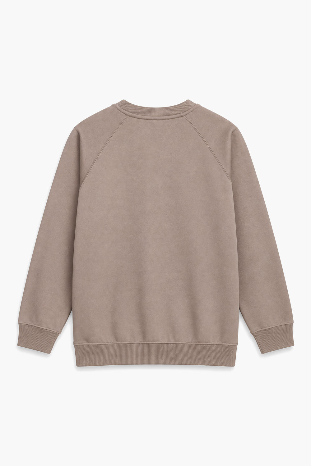 Women Branded Fleece Sweatshirt - Beige