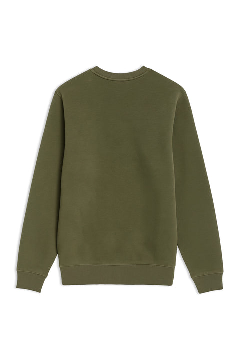 Men Branded Basic Sweatshirt - Olive