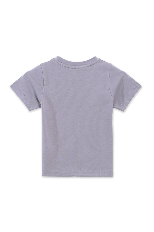 Boys Branded Graphic T-Shirt - Purple
