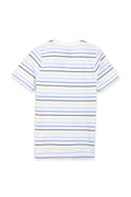 Boys Branded Strips T-Shirt - White