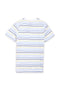 Boys Branded Strips T-Shirt - White