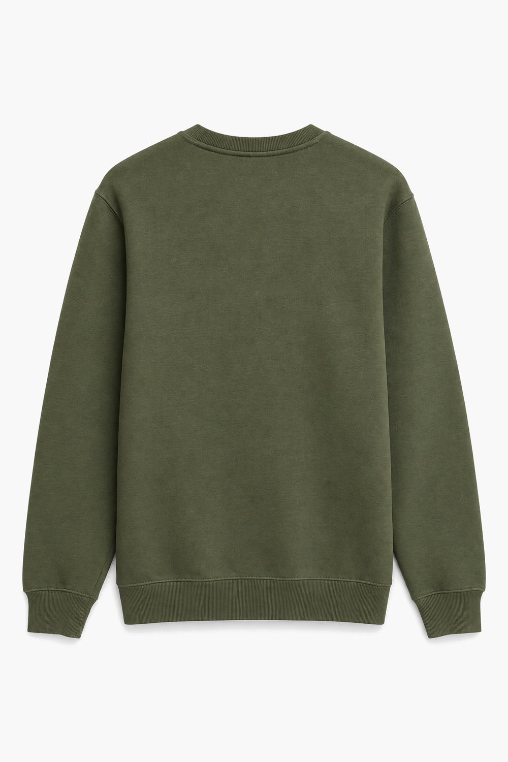 Men Branded Fleece Sweatshirt - Olive