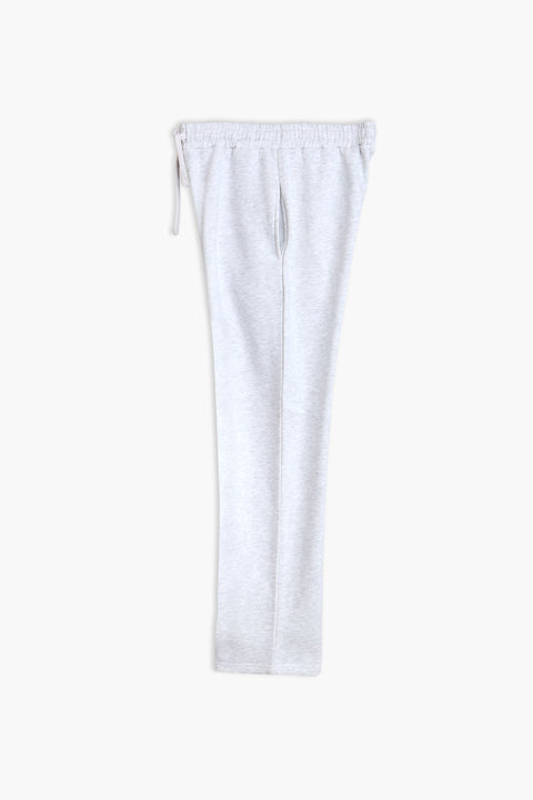 Men Branded Fleece Trouser - Oatmeal