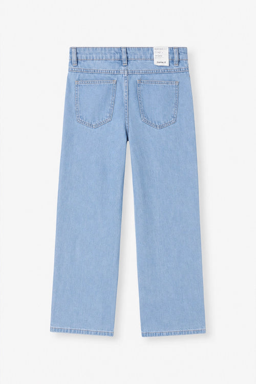 Boy Branded Loose fit Denim Pant - L/Blue