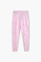 Girls Branded Graphic Trouser - Pink