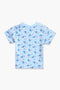 Boys Branded Graphic T-Shirt - Sky Blue