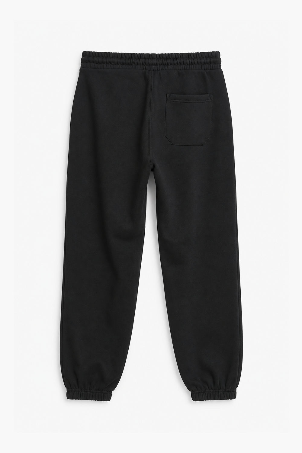 Men Branded Trouser - Black