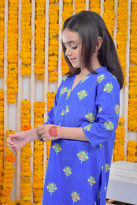 2 PIECE PRINTED LAWN SUIT