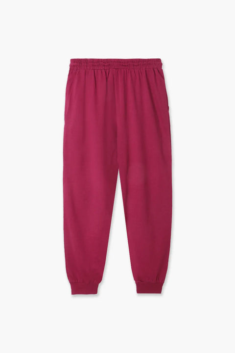 Women Branded Trouser - Maroon