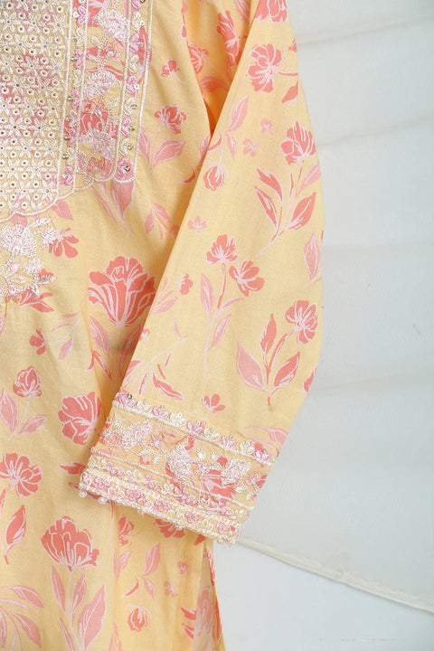 2 PIECE EMB LAWN SUIT