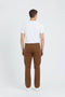 Men Branded Chino - Brown