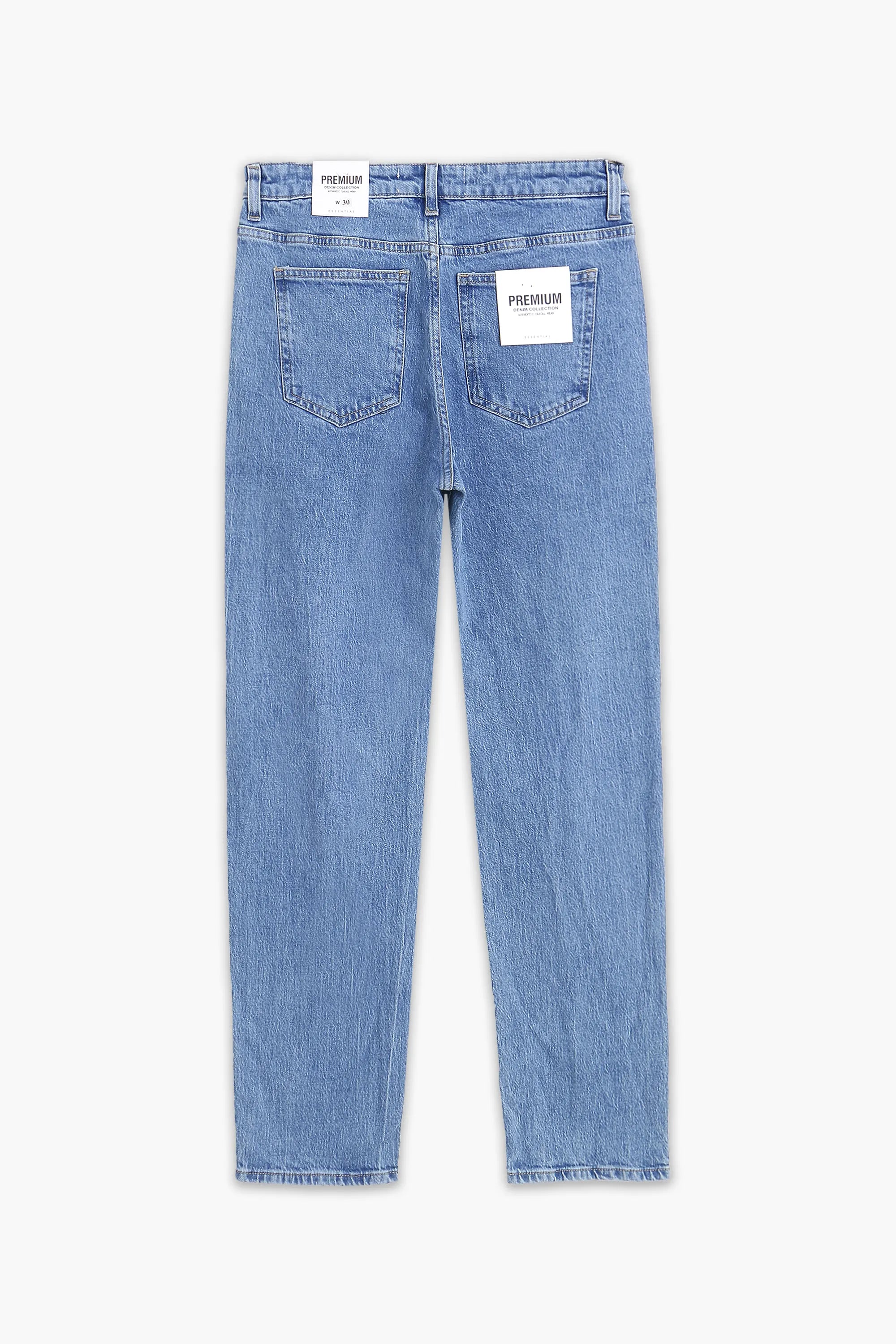 Women's Premium Denim Pant - Blue