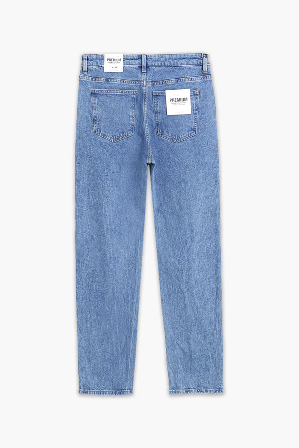Women's Premium Denim Pant - Blue