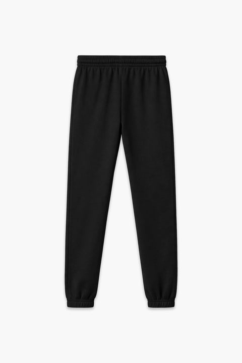 Boys Branded Fleece Trouser - Black