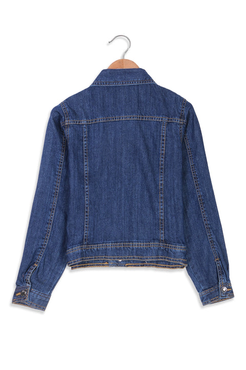 Girl Prenatal Denim Jacket - M/Blue