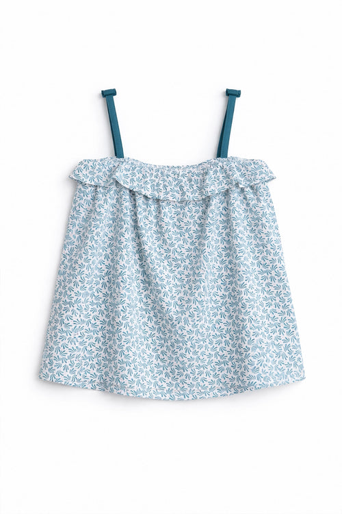 Girls Branded Graphic Short Tunic - Green