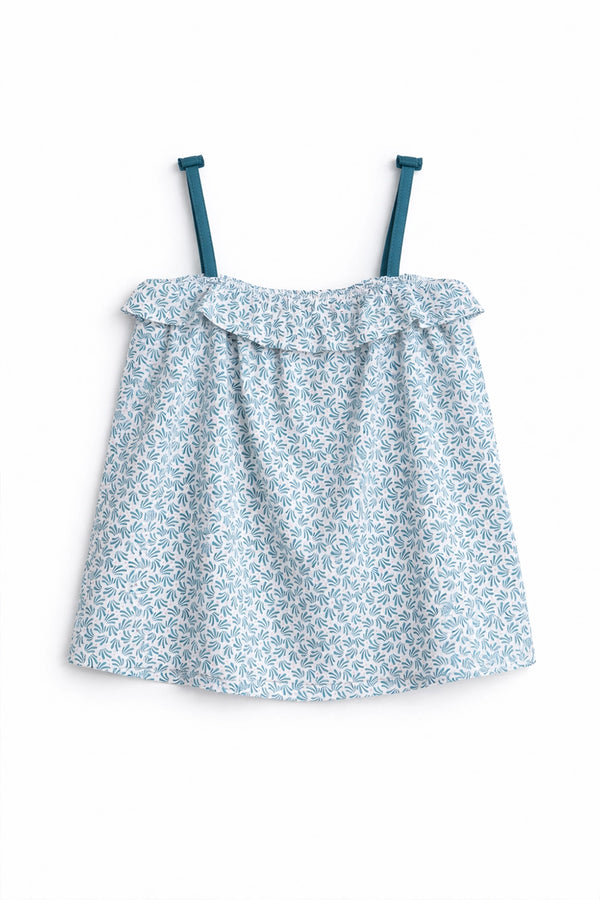 Girls Branded Graphic Short Tunic - Green