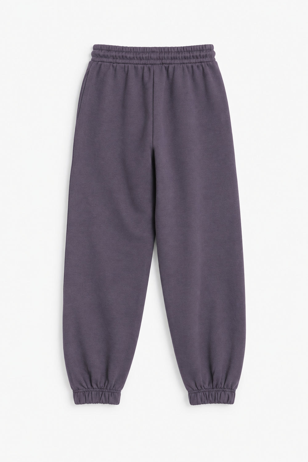 Women Branded Fleece Trouser - D/Purple